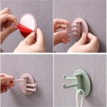 180Â° Rotating Punch-Free 3-Hook Sticky Hook â€“ 1 Pc - Image 8