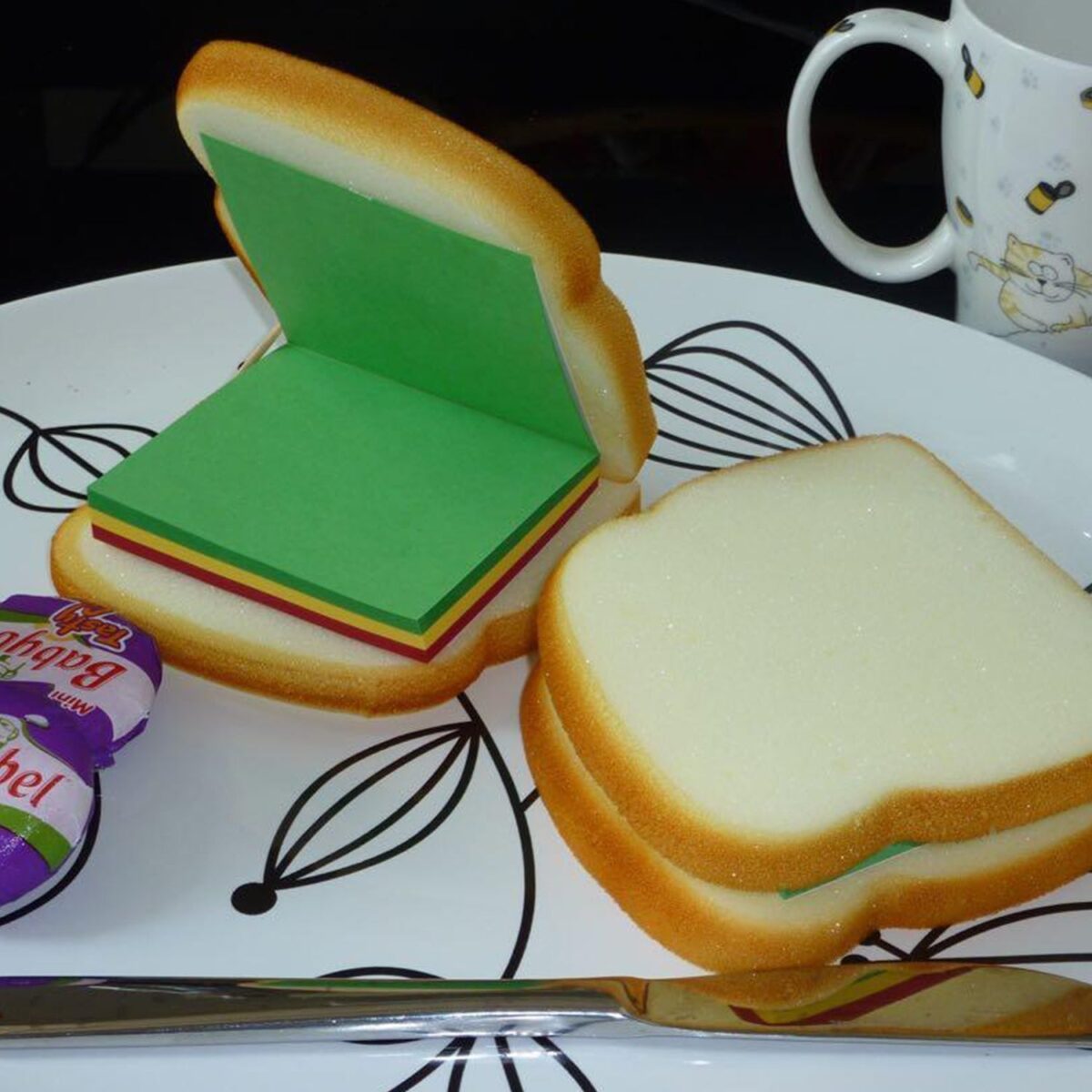Sandwich Shaped Note  /  Sticky Notes  /  Memo Notes, Unique Mini Notes (Multicolor) - Image 8