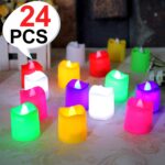 Festive Lighting for Any Occasion: 24 Pack LED Tealight Candles (Multicolor) - Image 7