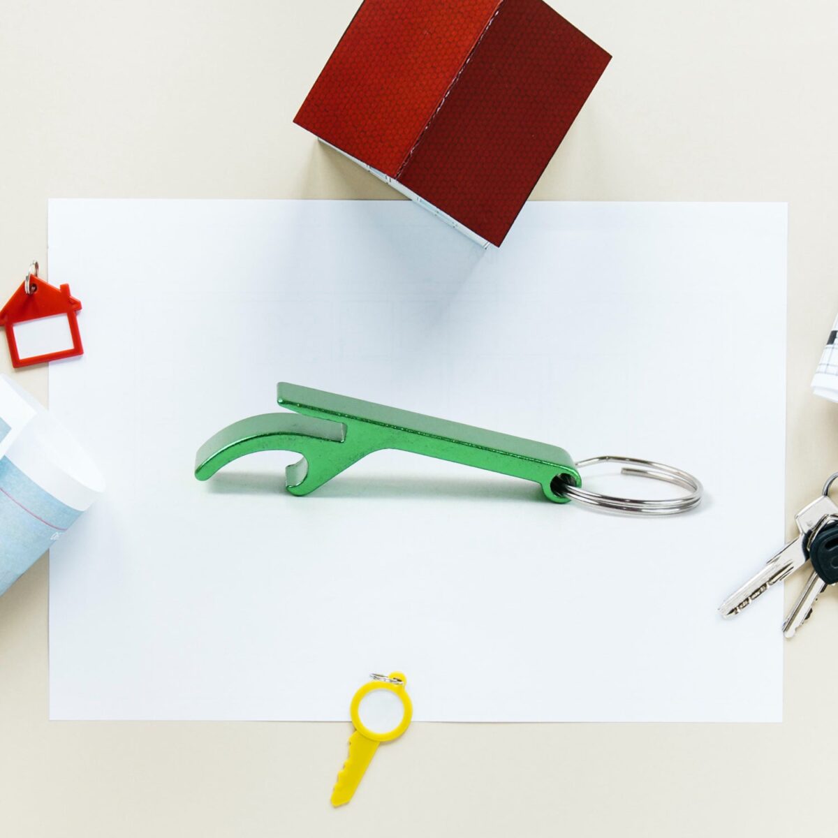 Metal Bottle Opener Keychain (1 Pc) - Image 4
