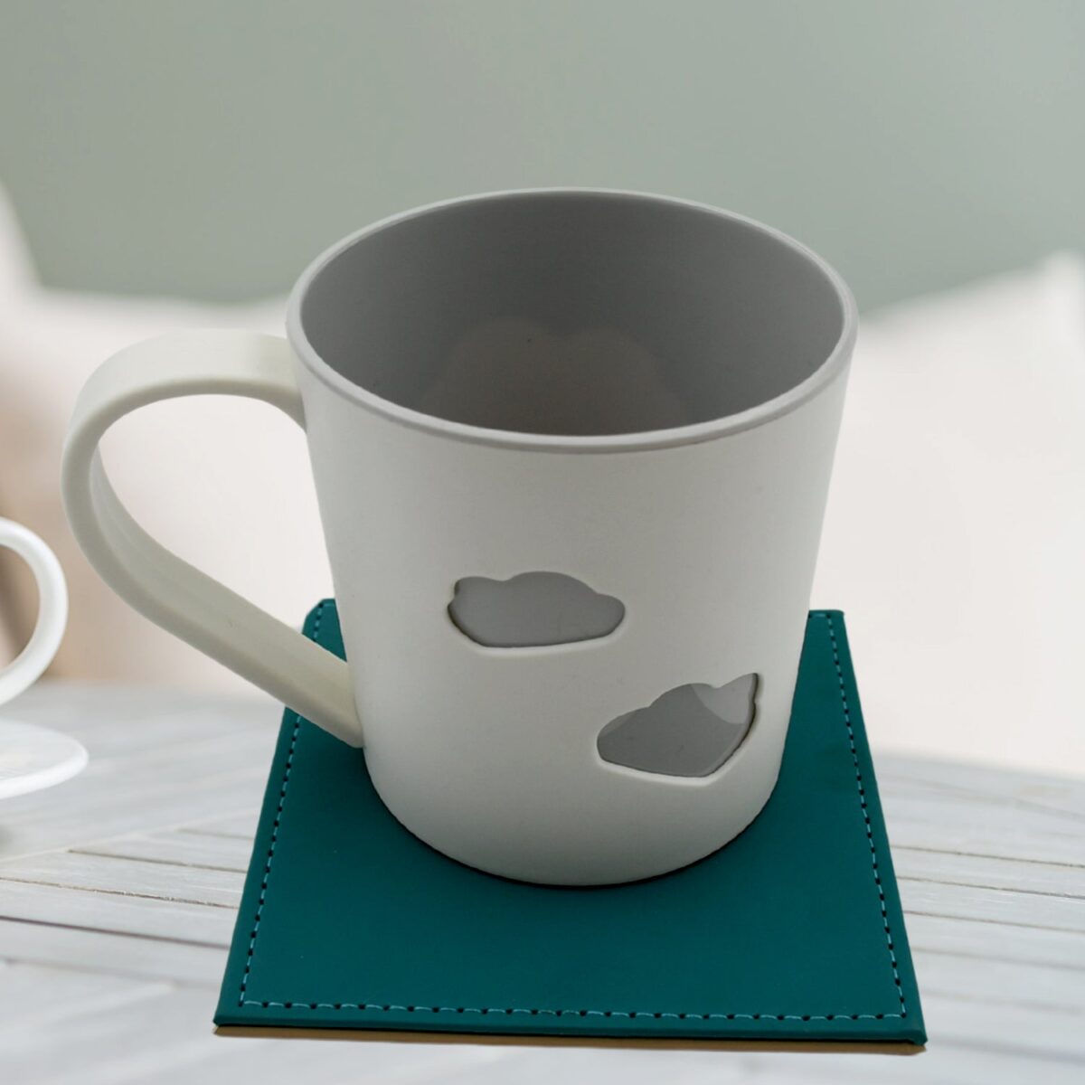 Square Leather Tea Coaster Set Ã¢â‚¬â€œ Durable Dining & Coffee Table Decor (4 Pc) - Image 7
