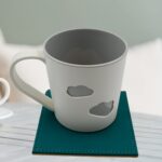 Square Leather Tea Coaster Set â€“ Durable Dining & Coffee Table Decor (4 Pc) - Image 7