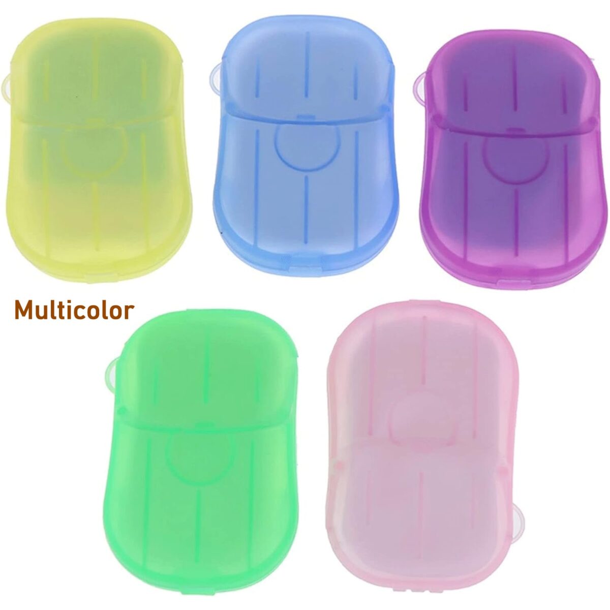 Travel Paper Soap Sheet with Mini Box (20 Sheets in a Pack Approx / Mix Color) - Image 9