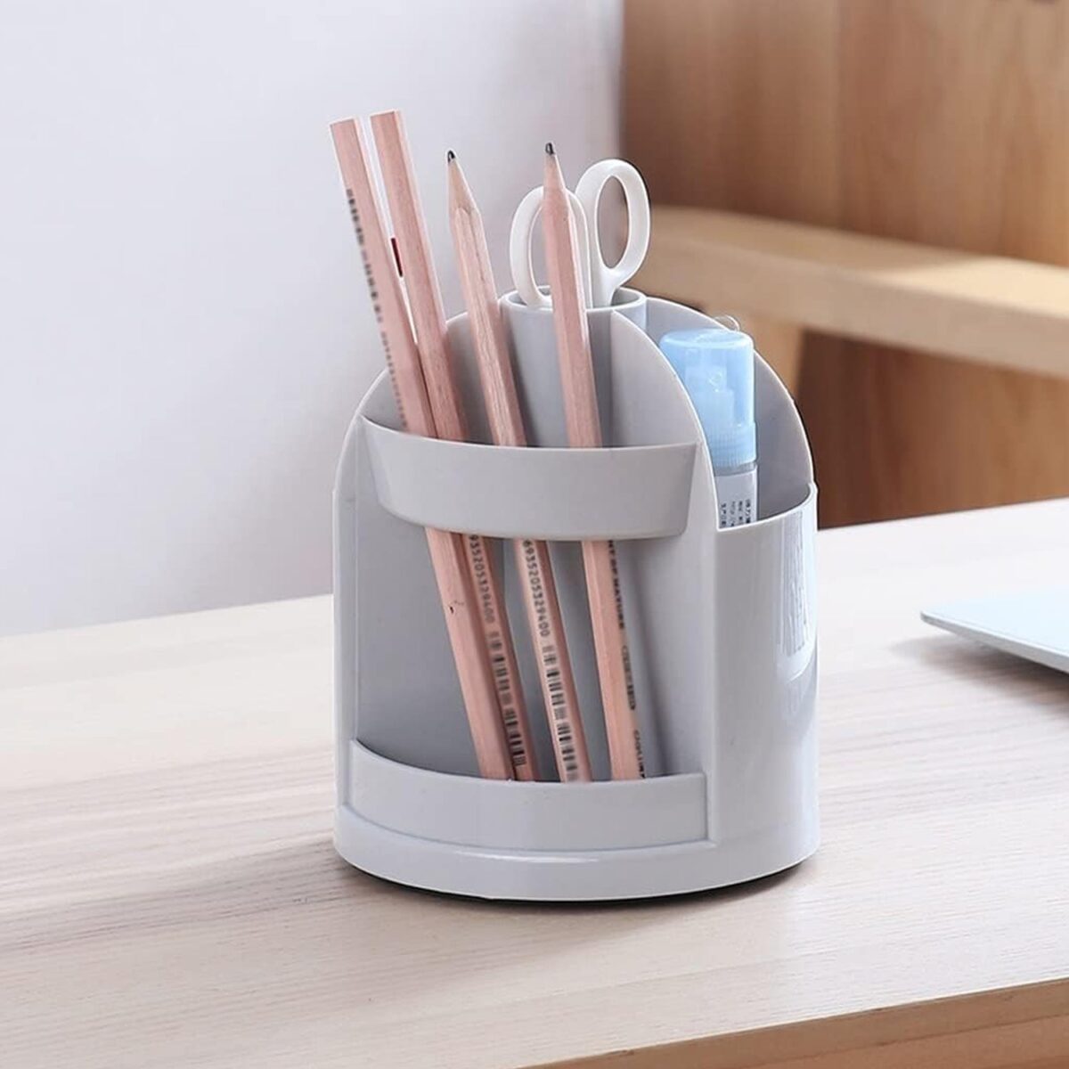 Plastic Rotatable Pen Holder, Pencil Marker Holder (1 Pc) - Image 4