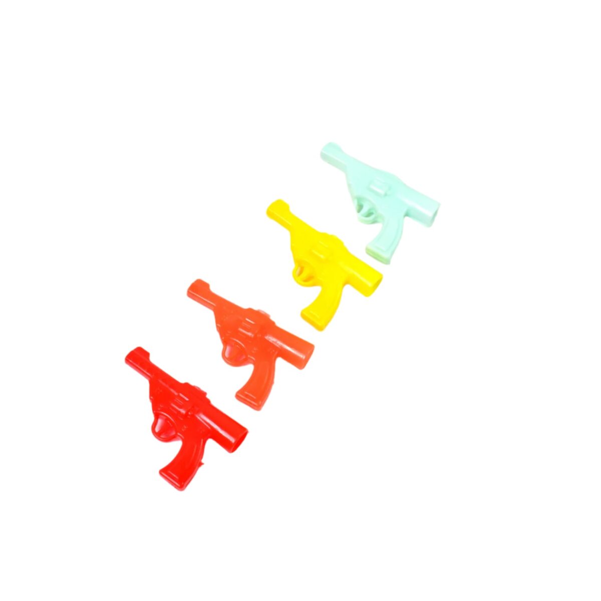 Gun Shape Pencil Top For Kids Office, Small Gun Toy (1 Pc / Mix Colour & Design) - Image 1
