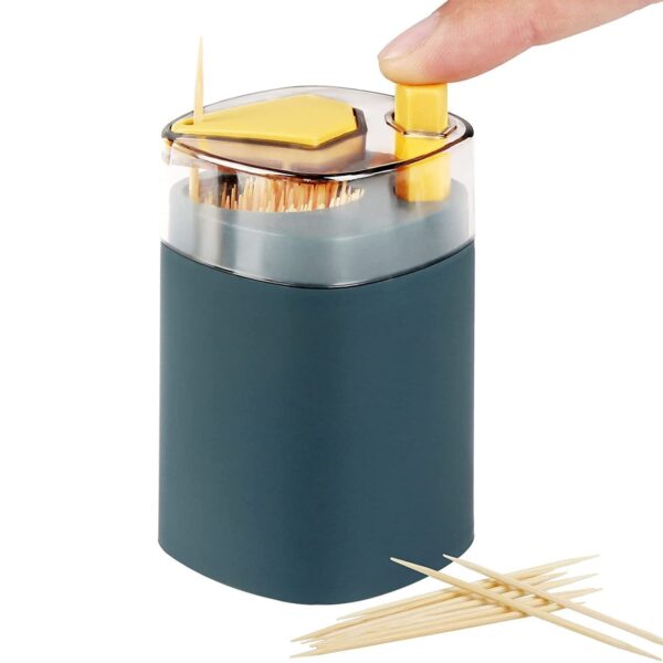 Pop-Up Automatic Toothpick Dispenser â€“ Safe & Novel Storage Container