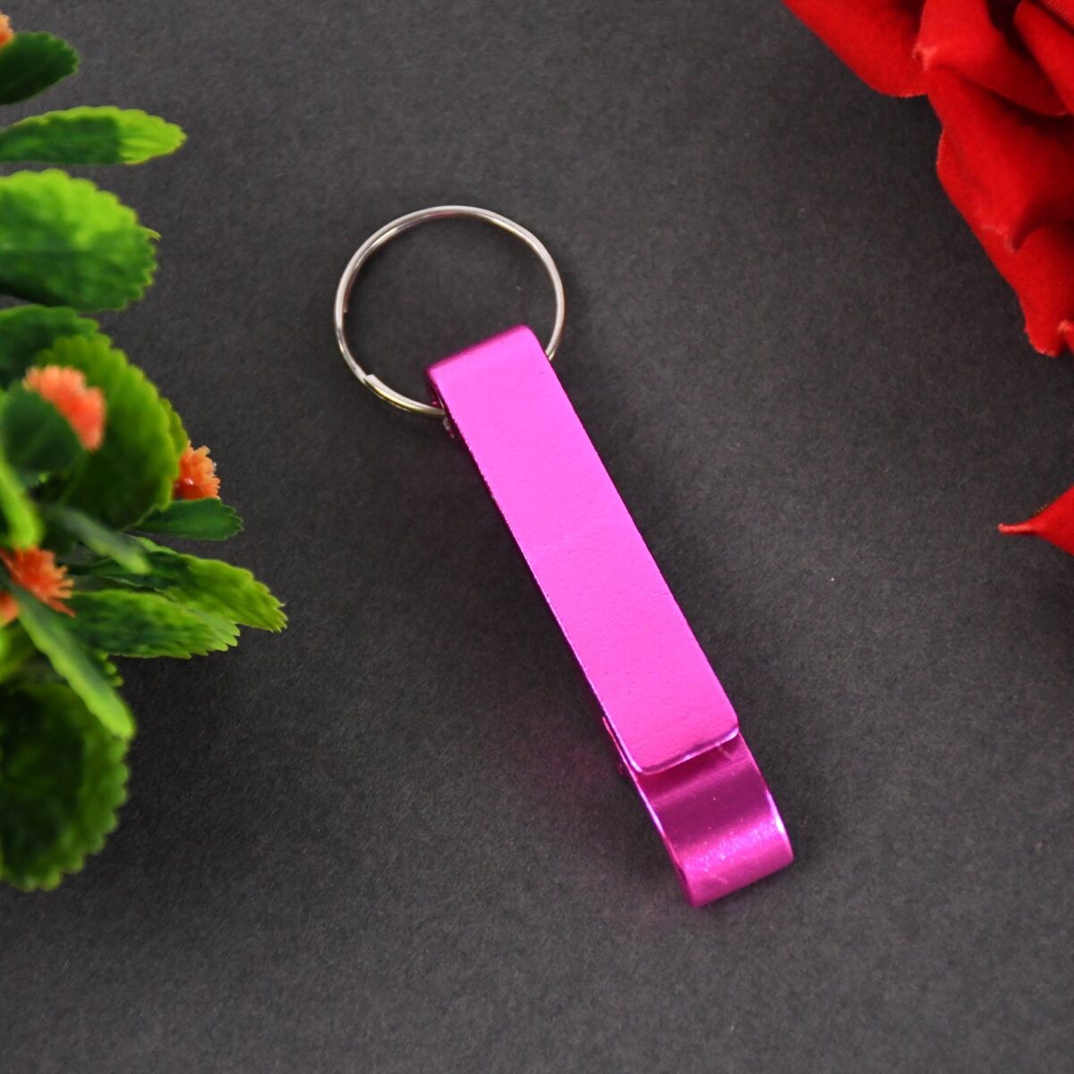 Metal Bottle Opener Keychain (1 Pc) - Image 1