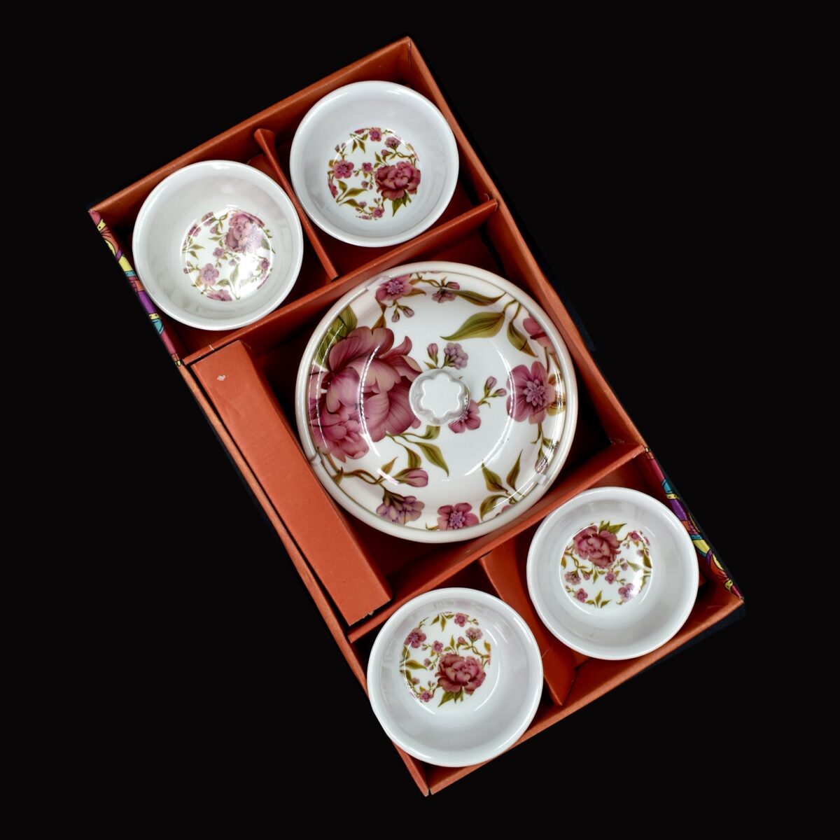 5 Pc Pudding Set used as a cutlery set for serving food purposes and sweet dishes and all in all kinds of household and official places etc. - Image 1