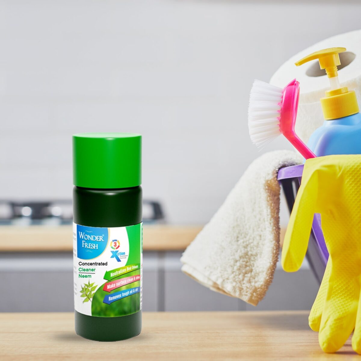 Mop Floor Surface Cleaner Liquid - Disinfectant, Insect Repellent - Image 1
