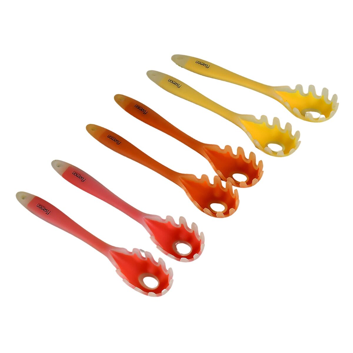 Silicone Kitchen Utensil Set - 6-Piece Heat-Resistant Non-Stick Cooking Spoons - Image 1