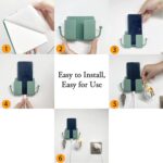 1 Pc Wallmount Mobile Stand With Hook Design used in all kinds of places including household and many more as a hanging support for and stuffs purposes. - Image 11