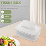 Simple Silicone Tissue Holder â€“ Cube/Cylinder Tissue Box for Bathroom, Office, Car & Bedroom - Image 5