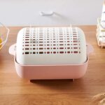 Multifunctional BPA Free Double Layered Plastic Rotatable Strainer Basket  (Multicolor) - Image 10