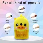 Plastic Cutest Duck Pencil Sharpener (1 Pc) - Image 3