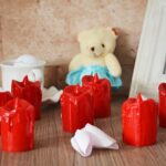 Set of 24 Multicolor Flameless Melted Design Candles for Decoration - Image 5