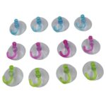 Transparent Rubber Vacuum Sucker Hooks Hanger Strong Suction Cup (12 Pc) - Image 5
