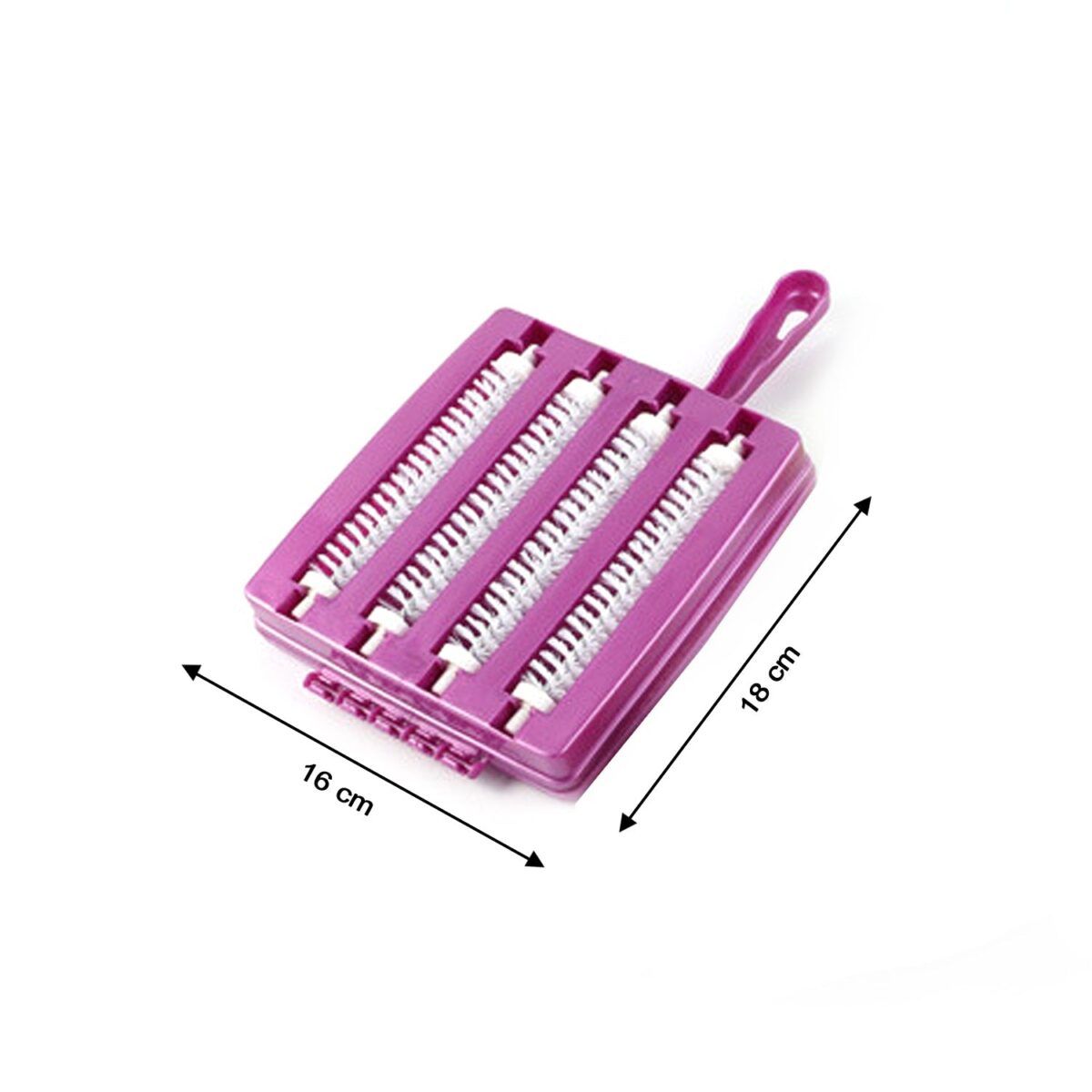 Plastic Handheld Carpet Roller Brush Cleaning with Dust Crumb Collector, Wet, and Dry Brush - Image 6