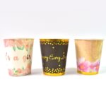 Disposable Paper Cups, Disposable Tea, Coffee Cups (3 Pcs Set / Mix Color) - Image 5