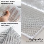 One-Sided Multipurpose Microfiber Cloths, Scrubber (1 Pc / 20x20 Cm) - Image 4