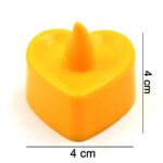 LED Tealights, Smokeless Plastic Decorative Candles (Pack Of 6 / Multicolor) - Image 6