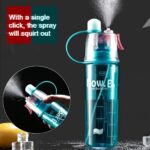 Plastic 2 In 1 Mist Spray Water Bottle (Multicolor / 400 ML / 1 Pc) - Image 4