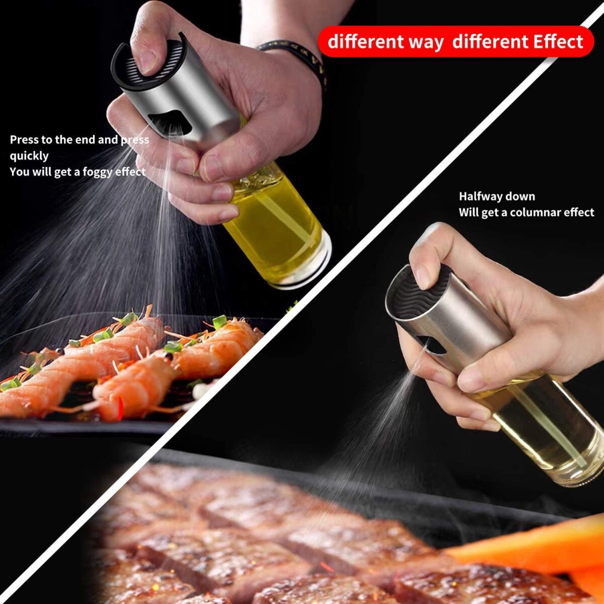 Oil Sprayer Dispenser Glass Bottle for Cooking & Multi-Use - Image 1