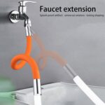 Flexible Water Tap Extender, 360Â° Bending Faucet Extension Tube with Connector (18cm) - Image 8