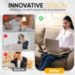 Portable Laptop Table with Mouse Pad (55Ã—35 Cm / 1 Pc) - Image 8