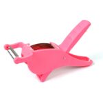 Plastic 2 in 1 Vegetable & Fruit Multi Cutter 5 Blade Vegetable Cutter with Peeler (1 Pc / Multicolor) - Image 5