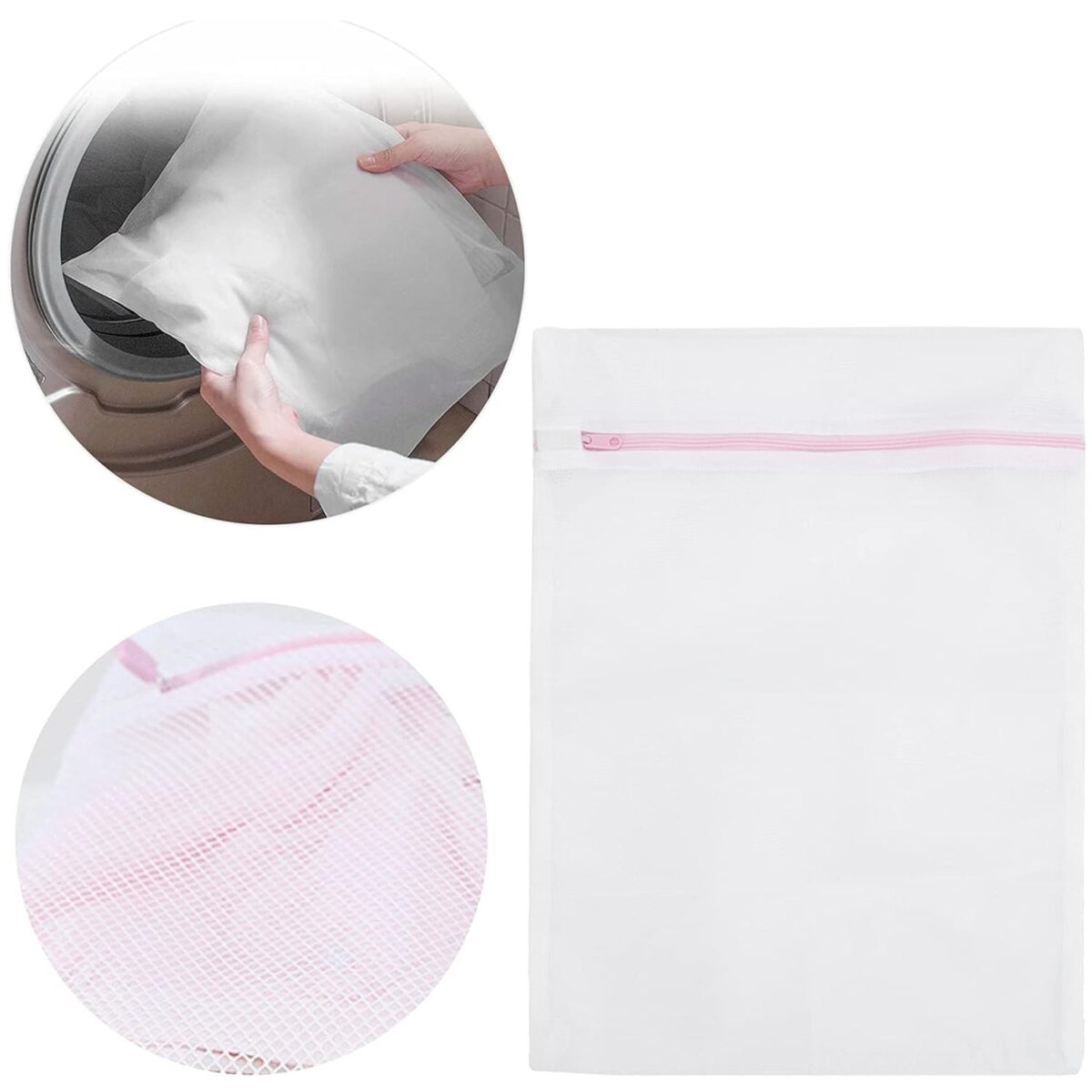 Reusable and Durable Zip Mesh Laundry Bag 3 Different Size (3 Pcs Set) - Image 7