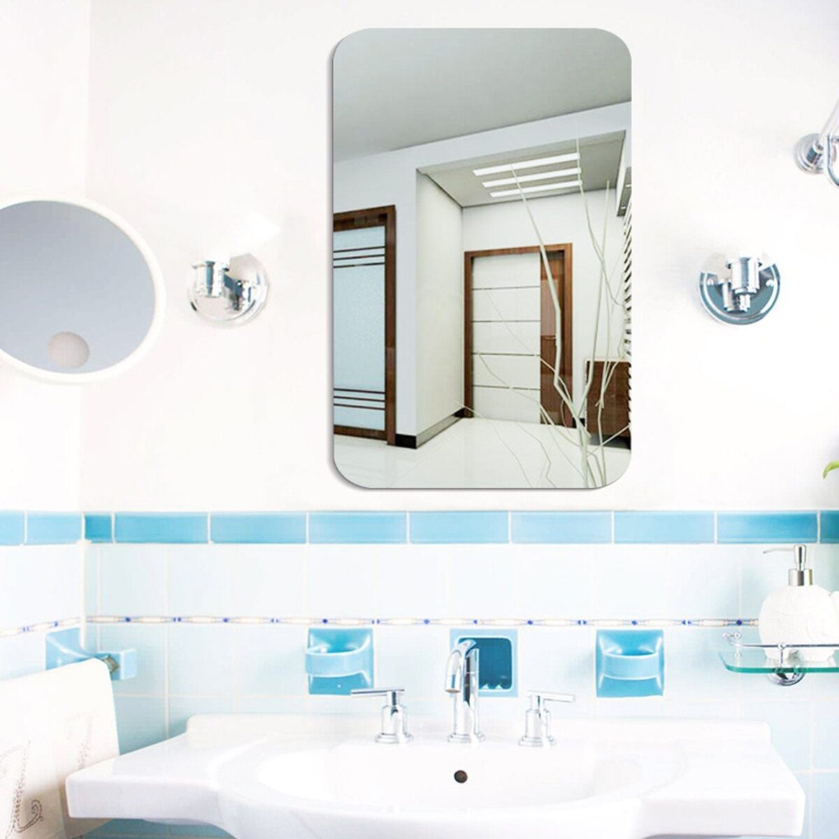 3D Mirror Wall Stickers for Wall (3 Pcs Set) - Image 8