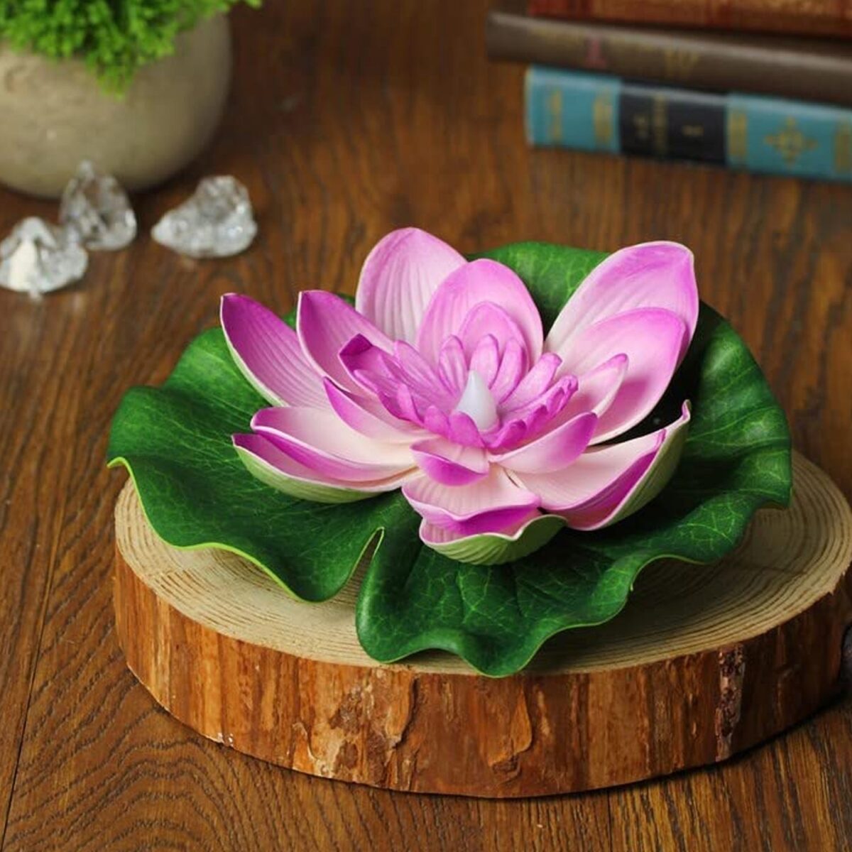 Water Floating Smokeless Candles & Lotus Flowers Sensor Led TeaLight for Outdoor and Indoor Decoration - Pack of 6 Candle (Pack of 6) - Image 5