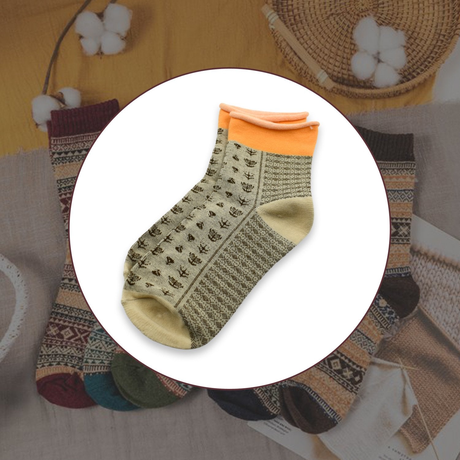 06_d076ea23-55ad-429e-a116-b8a66ed0fa30.jpg Socks Breathable Thickened Classic Simple Soft Skin Friendly - Image 1