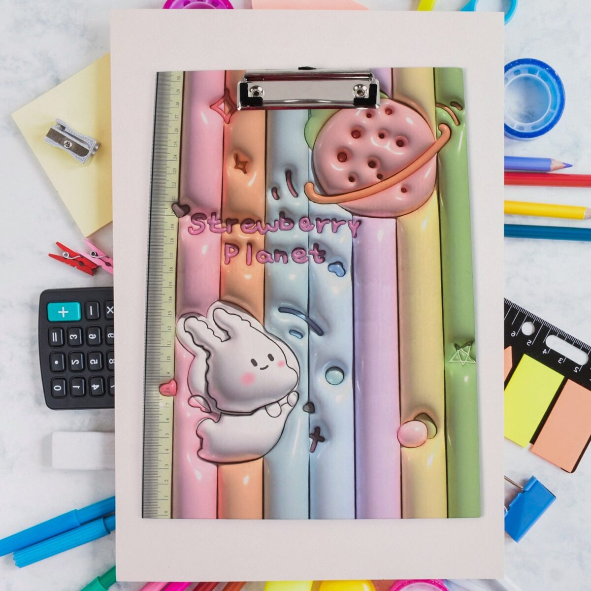 Wooden Paper Clipboard Writing Pad with Clip (1 Pc / 31Ãƒâ€”22 Cm) - Image 6