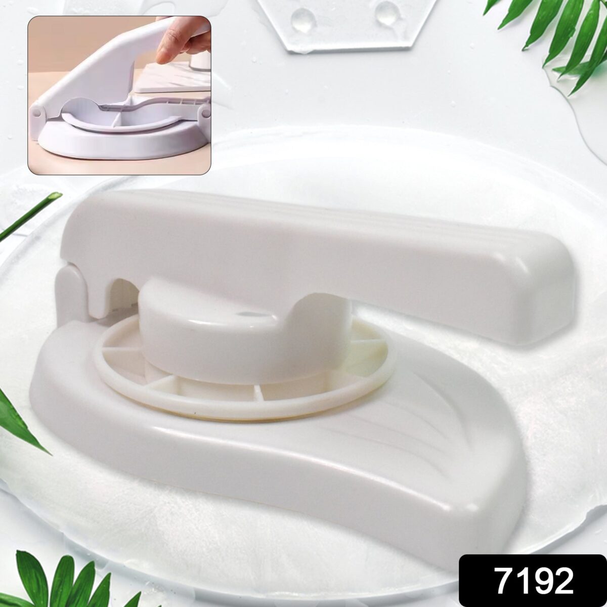 Plastic Puri Press Maker (1 Pc): Easy Chapati Roti Press (Kitchen) - Image 2