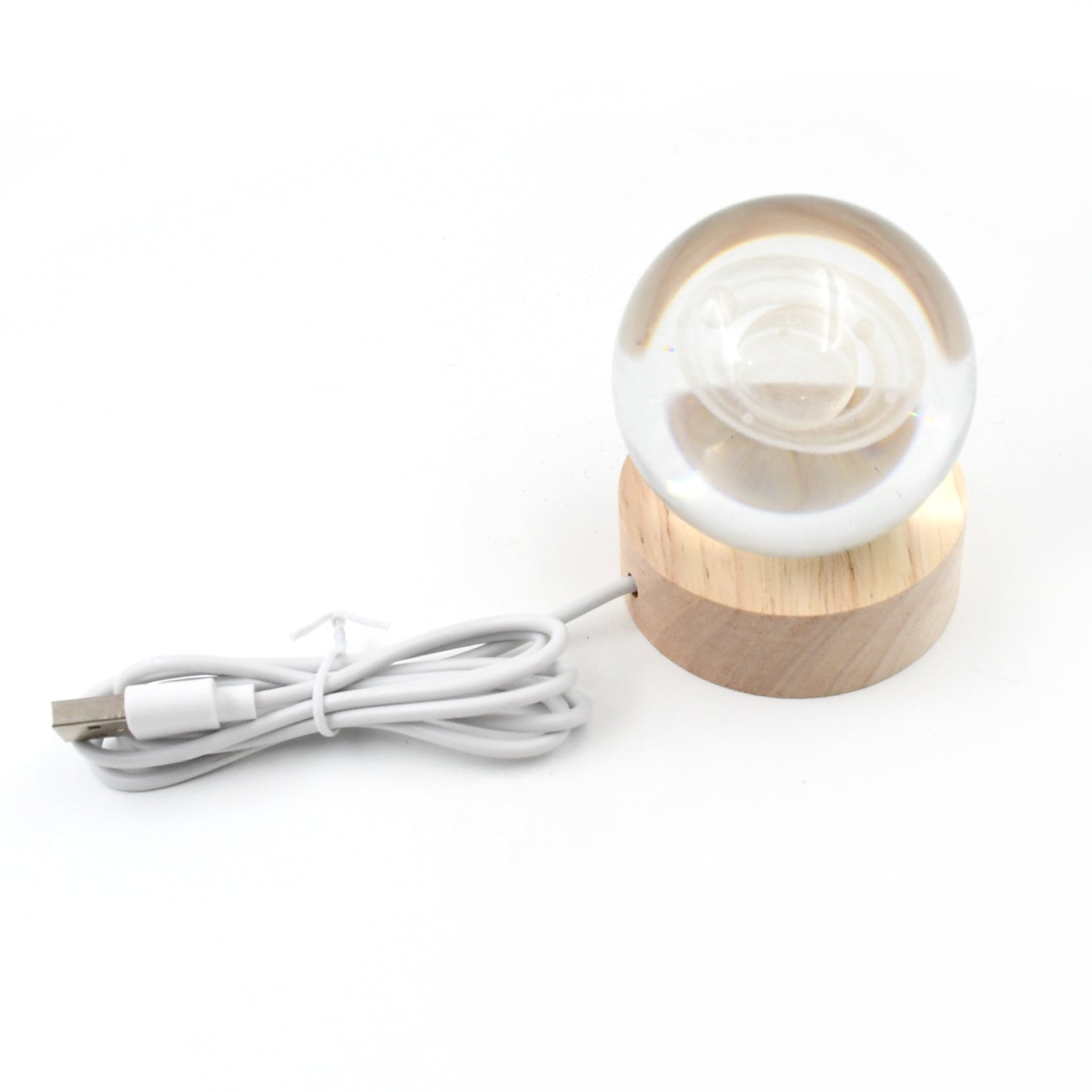06_e0b18e5f-aeea-438a-9c6f-261958eb58d8.jpg Astronaut  3D Crystal Ball lamps With Wood Base (1 Pc) - Image 5