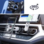 360Â° Rotatable & Foldable Air Vent Magnetic Phone Holder (1 Pc) - Image 4