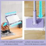 Automatic Cloth Changing Mini Mop with Push Pull Cloth Changing Handle (1 Pc) - Image 6