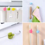 Thumb Cable Clips, Multi-Color Cord Organizer for Home, Office, Car (10 Pc Set) - Image 3