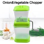 Small Onion Chopper & Vegetable Chopper Quick Cutter with Rotating Blade - Image 6