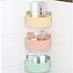 Plastic Multipurpose Kitchen Bathroom Shelf Wall Holder Storage Rack (Loose Pack) - Image 9