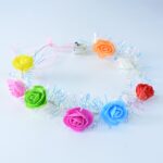 LED Flower Crown Headband â€“ Multicolor Light-Up (1 Pc), Hair accessories - Image 3