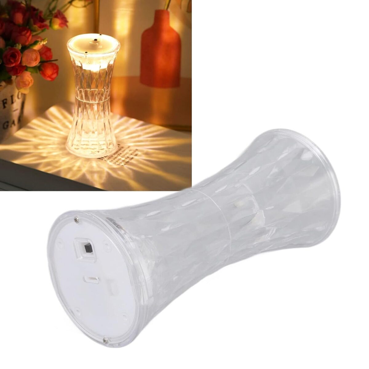 Crystal Table Lamp Ã¢â‚¬â€œ Universal Soft Night Light & Study, Bedroom, Office & Children's Room (12Pc MOQ) - Image 7