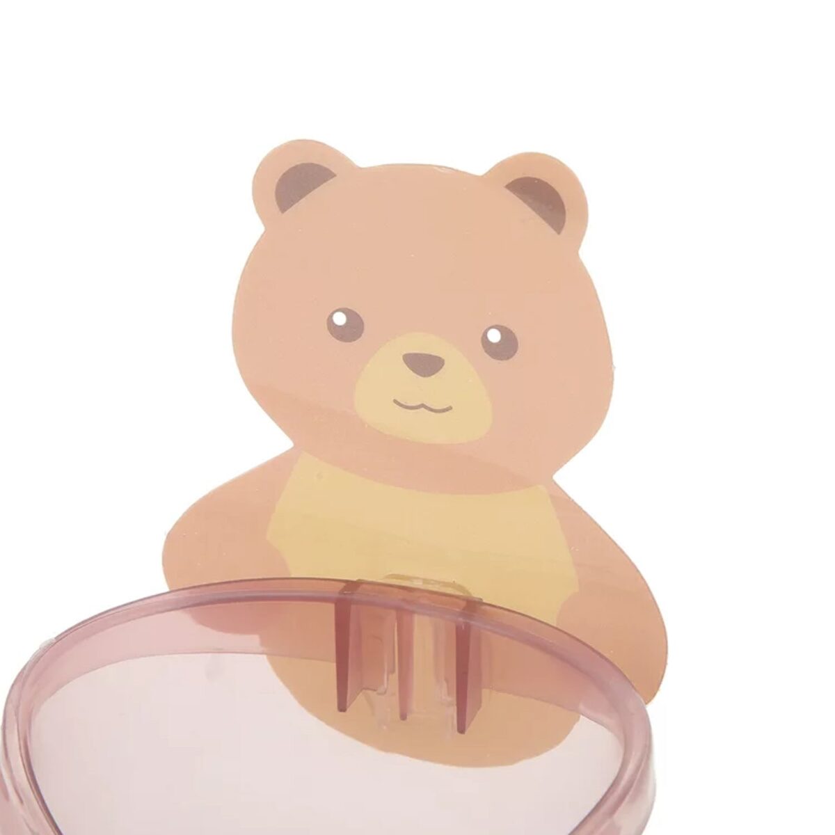 Multipurpose Teddy Bear Wall Toothbrush Holder Ã¢â‚¬â€œ Waterproof & Self-Adhesive - Image 2