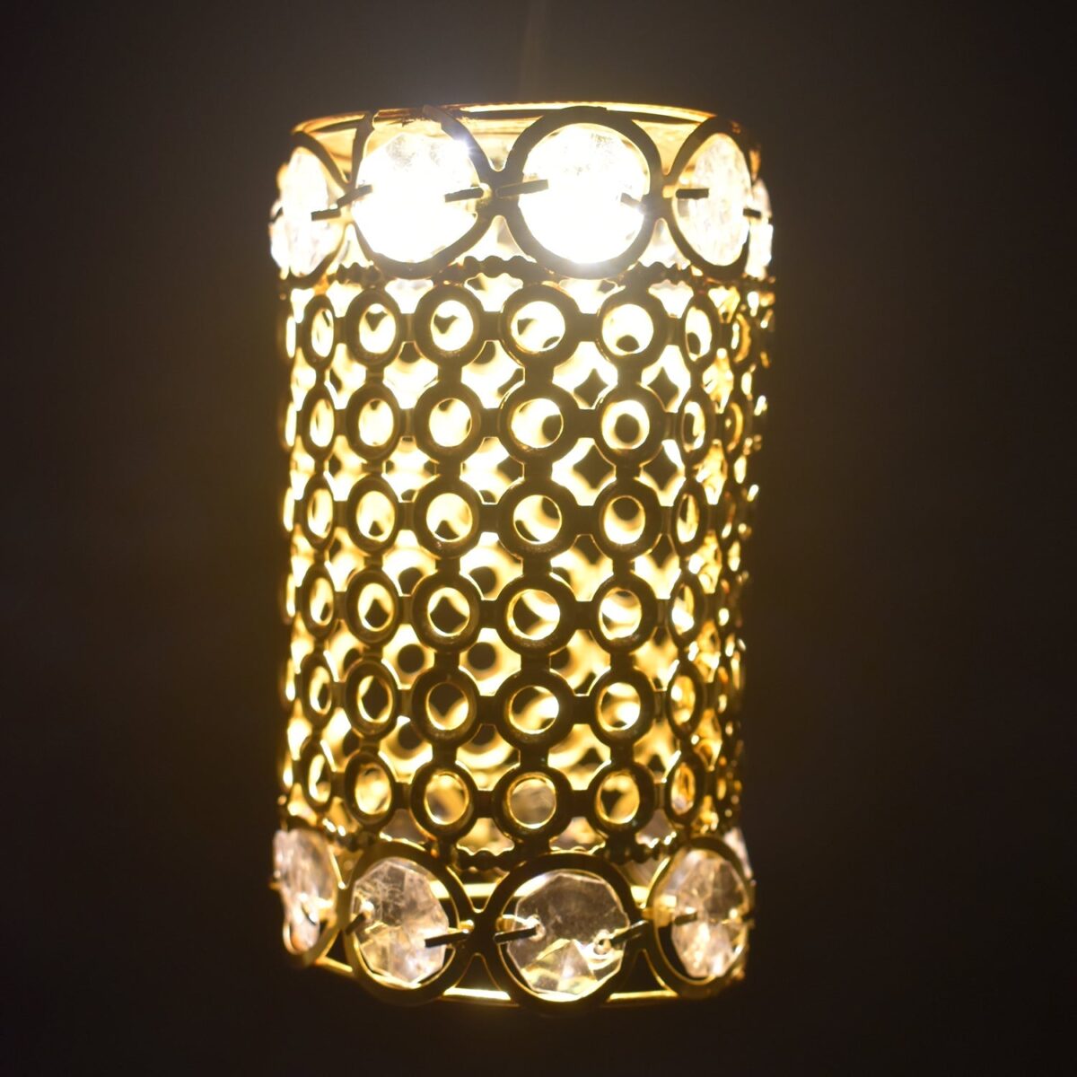 Large Dimond Layer Golden Jhoomer For Home Decoration - Image 1