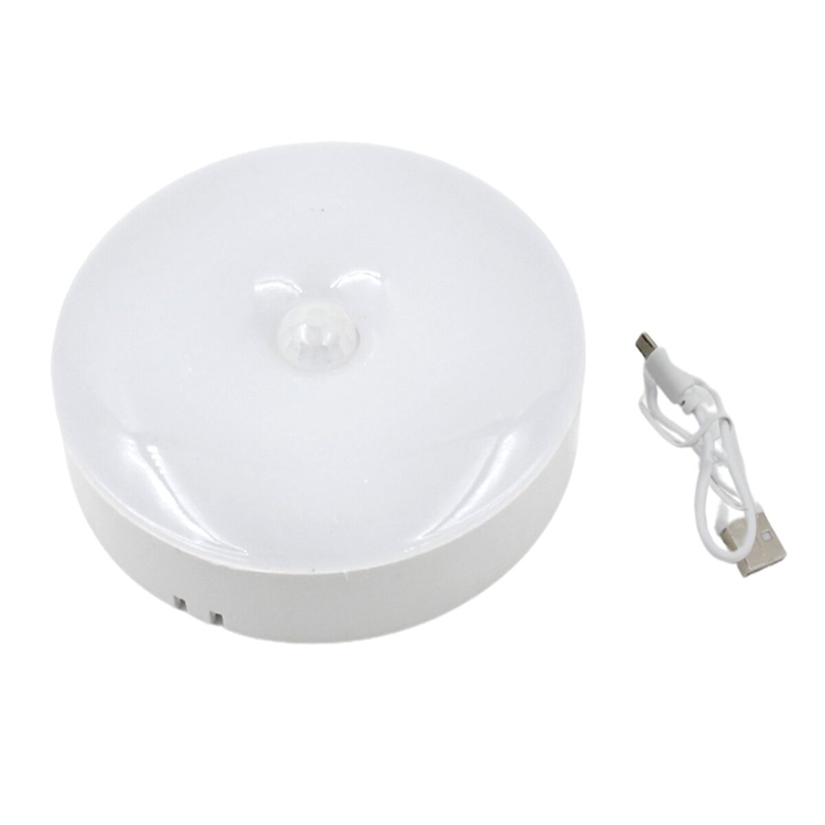 Round Shape 8 LED Motion Sensor Induction Led Light (1 Pc) - Image 1