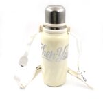Stainless Steel Vacuum Insulated Water Bottle | Leak Proof Flask for Tea Coffee | With Steel Cup - Image 8