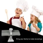 Double-Head Dumpling Maker Mold â€“ Press Two Dumplings at Once (Brown Box) - Image 7