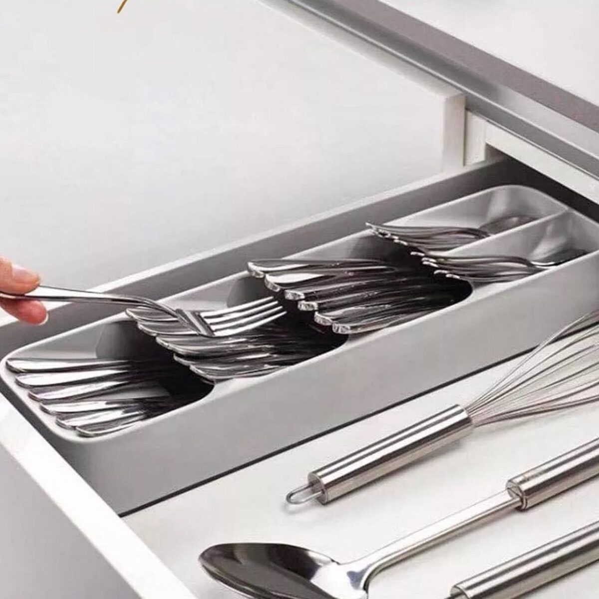1 Pc Cutlery Tray Box Used For Storing Cutlery Items And Stuffs Easily And Safely. - Image 9