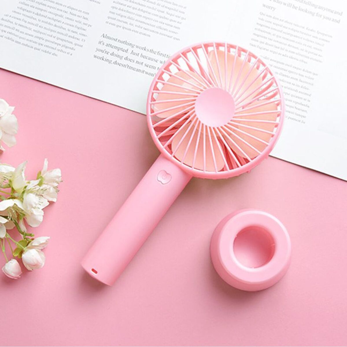 Portable Handheld Fan used in summers in all kinds of places including household and offices etc.(Battery Not Include) - Image 11
